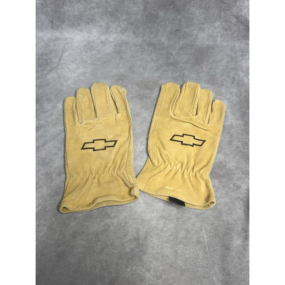 Vintage well Lamont size large leather Chevy work gloves‎